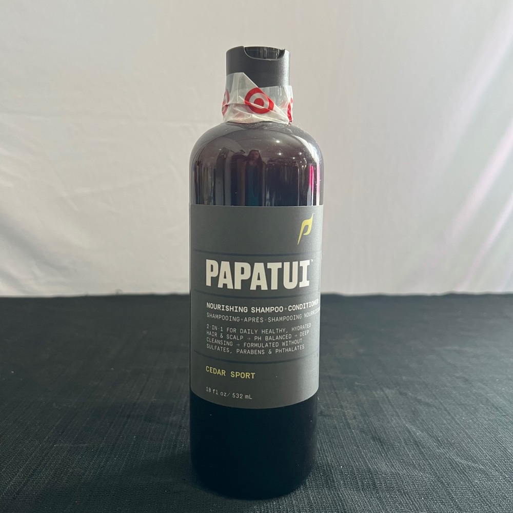 PAPATUI Cedar Sport Nourishing 2in1 Shampoo and Conditioner 18oz Dwayne Johnson‎